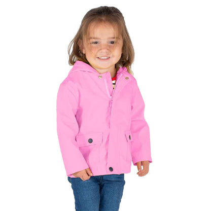 Pink - Front - Larkwood Baby Boys Rain Jacket
