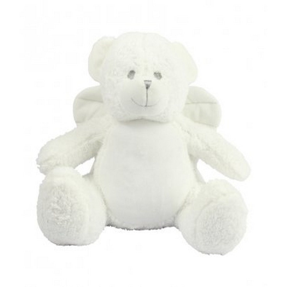 White - Front - Mumbles Zippie Angel Toy