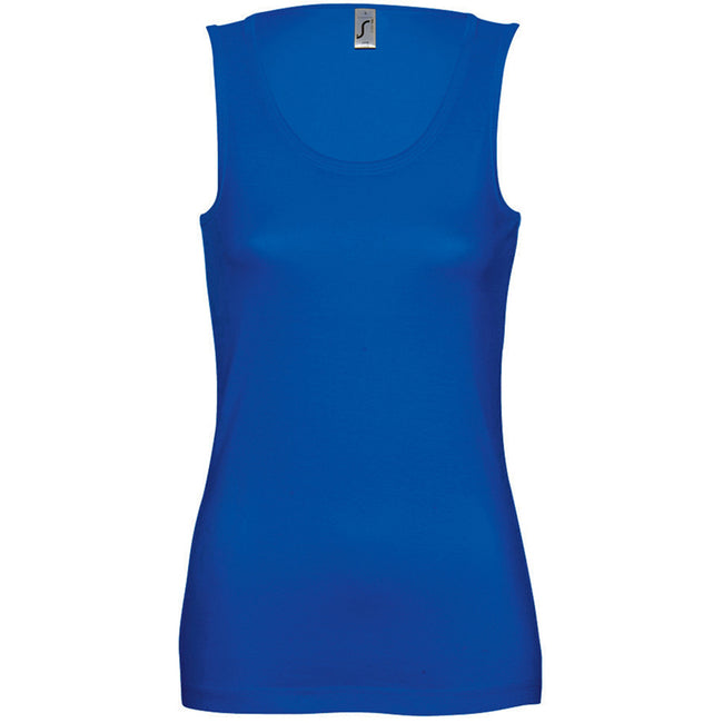 Royal Blue - Front - SOLS Womens-Ladies Jane Sleeveless Tank - Vest Top