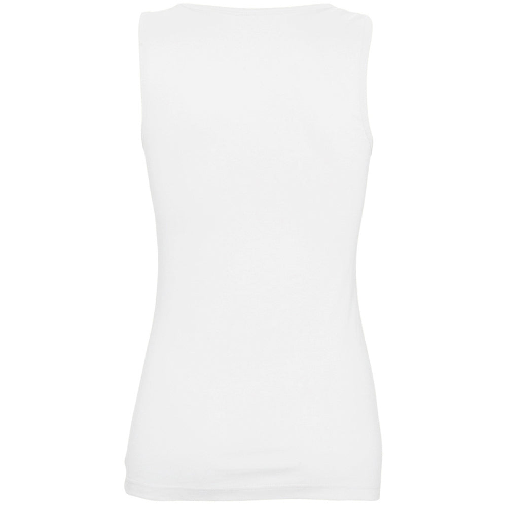 White - Back - SOLS Womens-Ladies Jane Sleeveless Tank - Vest Top