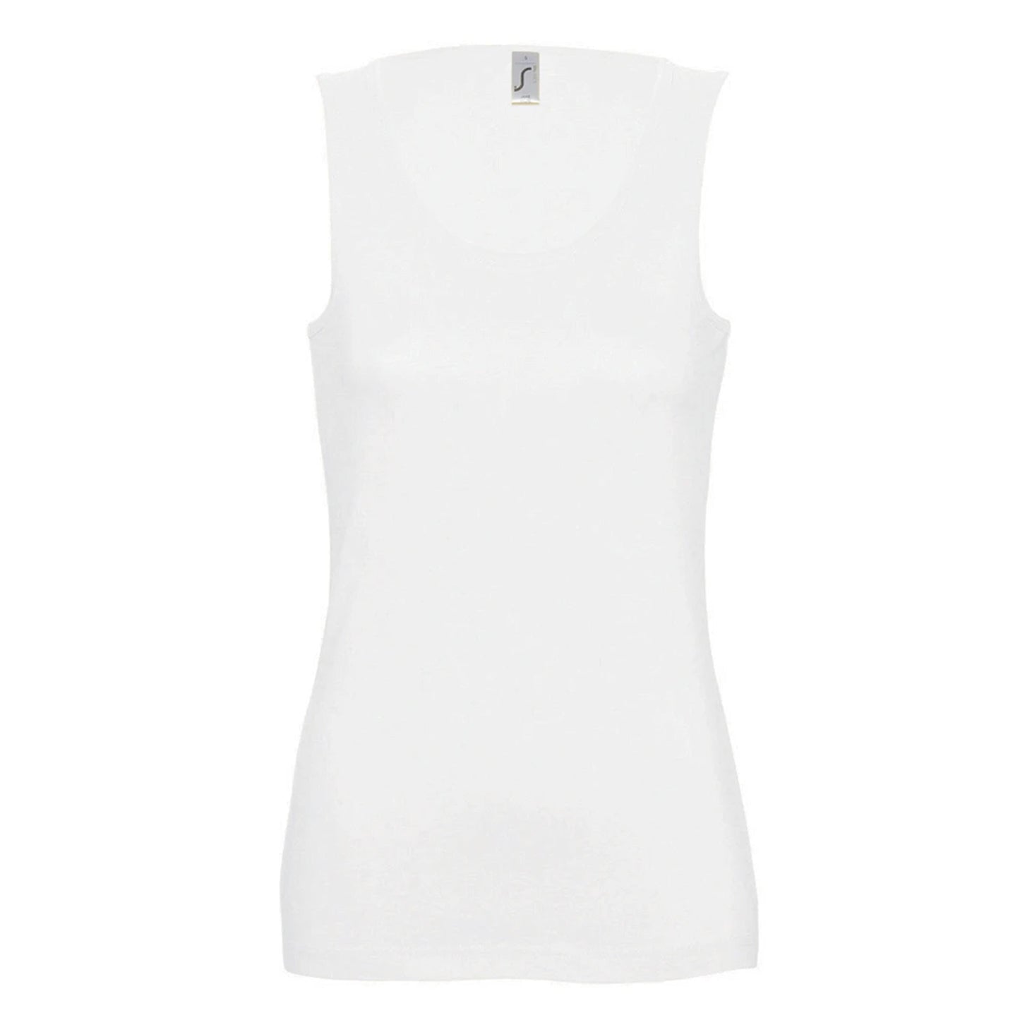 White - Front - SOLS Womens-Ladies Jane Sleeveless Tank - Vest Top