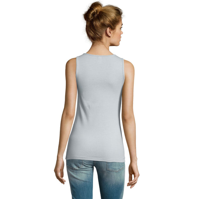 Creamy Blue - Lifestyle - SOLS Womens-Ladies Jane Sleeveless Tank - Vest Top