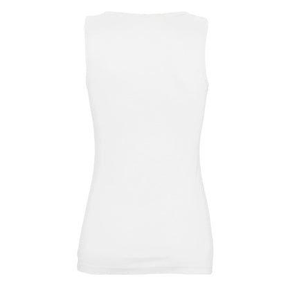 White - Back - SOLS Womens-Ladies Jane Sleeveless Tank - Vest Top