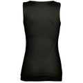 Deep Black - Back - SOLS Womens-Ladies Jane Sleeveless Tank - Vest Top