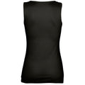 Deep Black - Back - SOLS Womens-Ladies Jane Sleeveless Tank - Vest Top