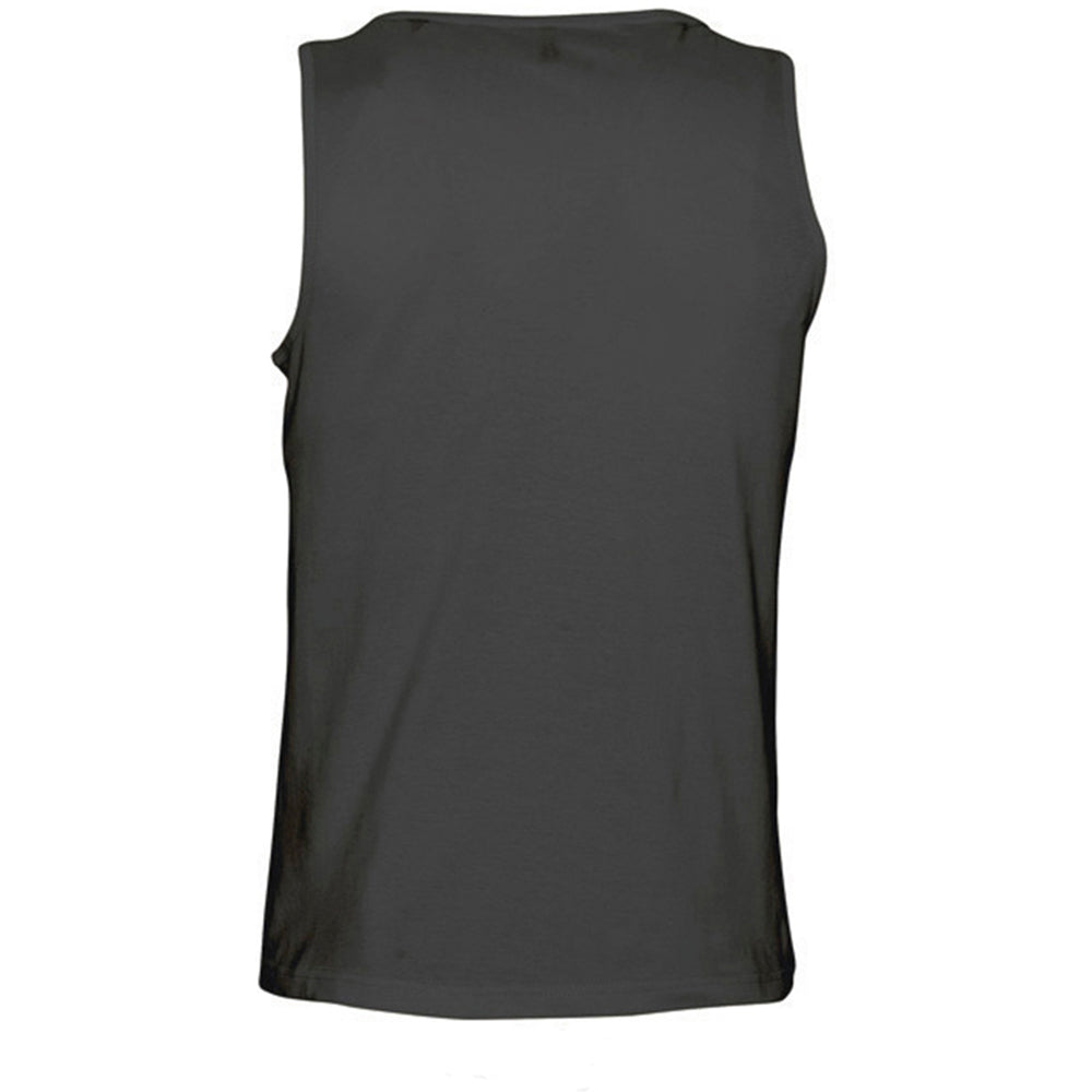 Deep Black - Back - SOLS Mens Justin Sleeveless Tank - Vest Top
