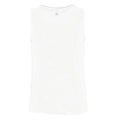 White - Front - SOLS Mens Justin Sleeveless Tank - Vest Top
