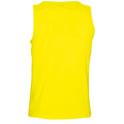 Lemon - Back - SOLS Mens Justin Sleeveless Tank - Vest Top