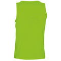 Lime - Back - SOLS Mens Justin Sleeveless Tank - Vest Top