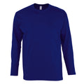 Ultramarine - Front - SOLS Mens Monarch Long Sleeve T-Shirt