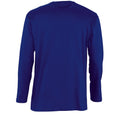 Ultramarine - Back - SOLS Mens Monarch Long Sleeve T-Shirt