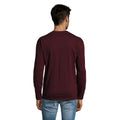 Oxblood - Side - SOLS Mens Monarch Long Sleeve T-Shirt