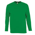 Kelly Green - Front - SOLS Mens Monarch Long Sleeve T-Shirt