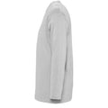 Grey Marl - Side - SOLS Mens Monarch Long Sleeve T-Shirt