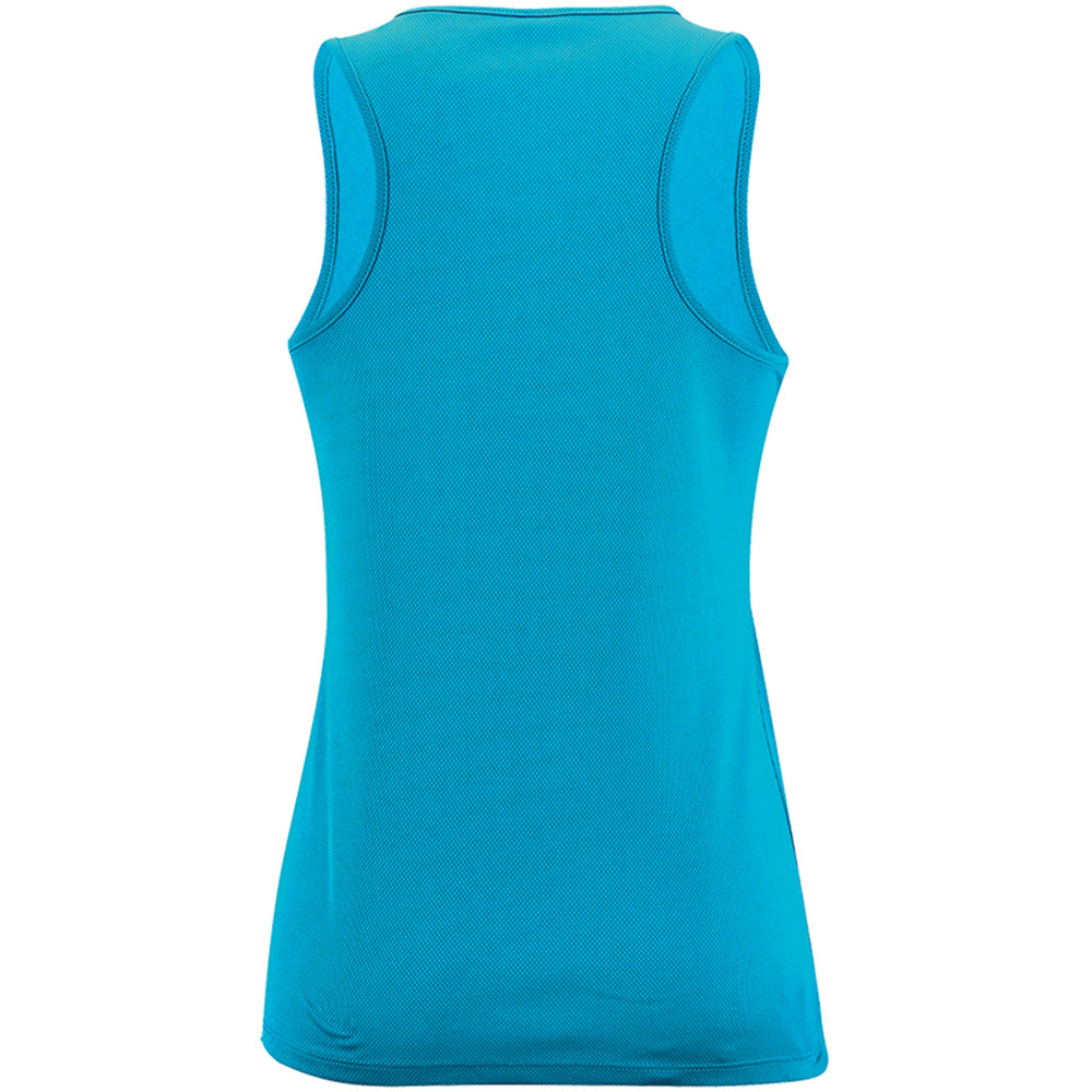 Aqua - Back - SOLS Womens-Ladies Sporty Performance Sleeveless Tank Top