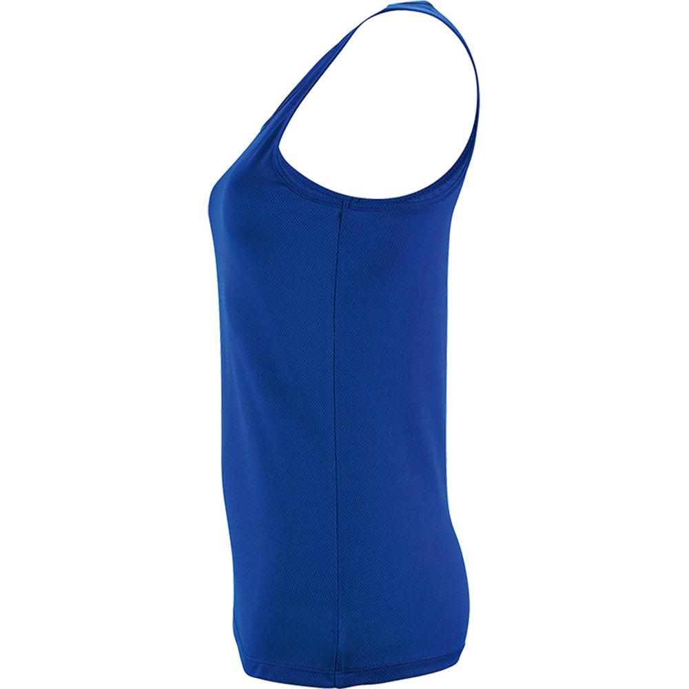 Royal Blue - Side - SOLS Womens-Ladies Sporty Performance Sleeveless Tank Top