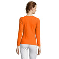 Orange - Lifestyle - SOLS Womens-Ladies Majestic Long Sleeve T-Shirt