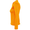 Orange - Close up - SOLS Womens-Ladies Majestic Long Sleeve T-Shirt