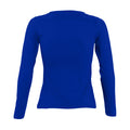 Royal Blue - Back - SOLS Womens-Ladies Majestic Long Sleeve T-Shirt