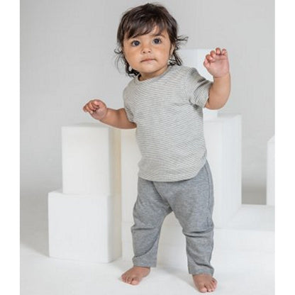 Heather Marl - Back - BabyBugz Baby Boys Leggings