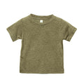 Olive Triblend - Front - Canvas Childrens Unisex Tri-Blend T-Shirt