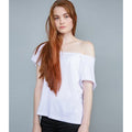 White - Back - Mantis Womens-Ladies Flash Dance T-Shirt