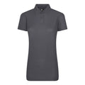 Solid Grey - Front - PRO RTX Womens-Ladies Pro Polyester Polo Shirt