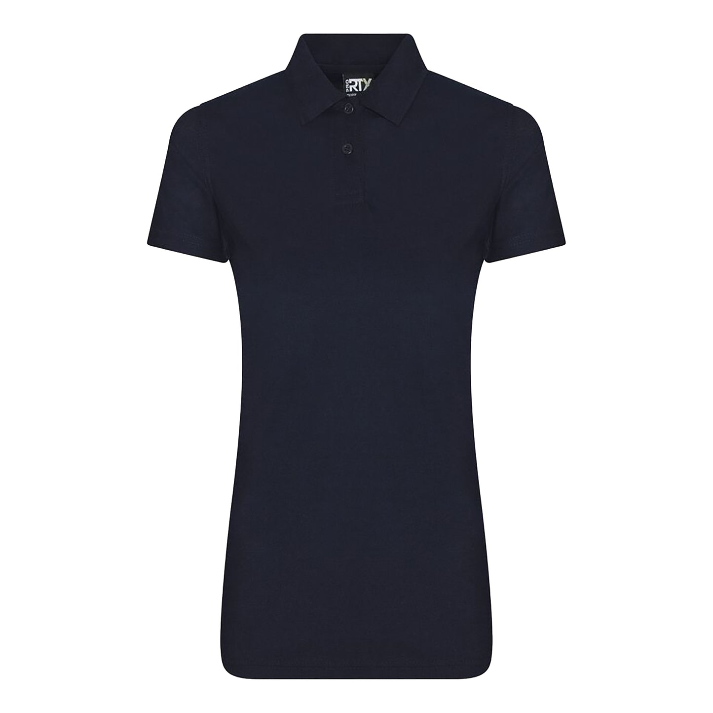Navy - Front - PRO RTX Womens-Ladies Pro Polyester Polo Shirt