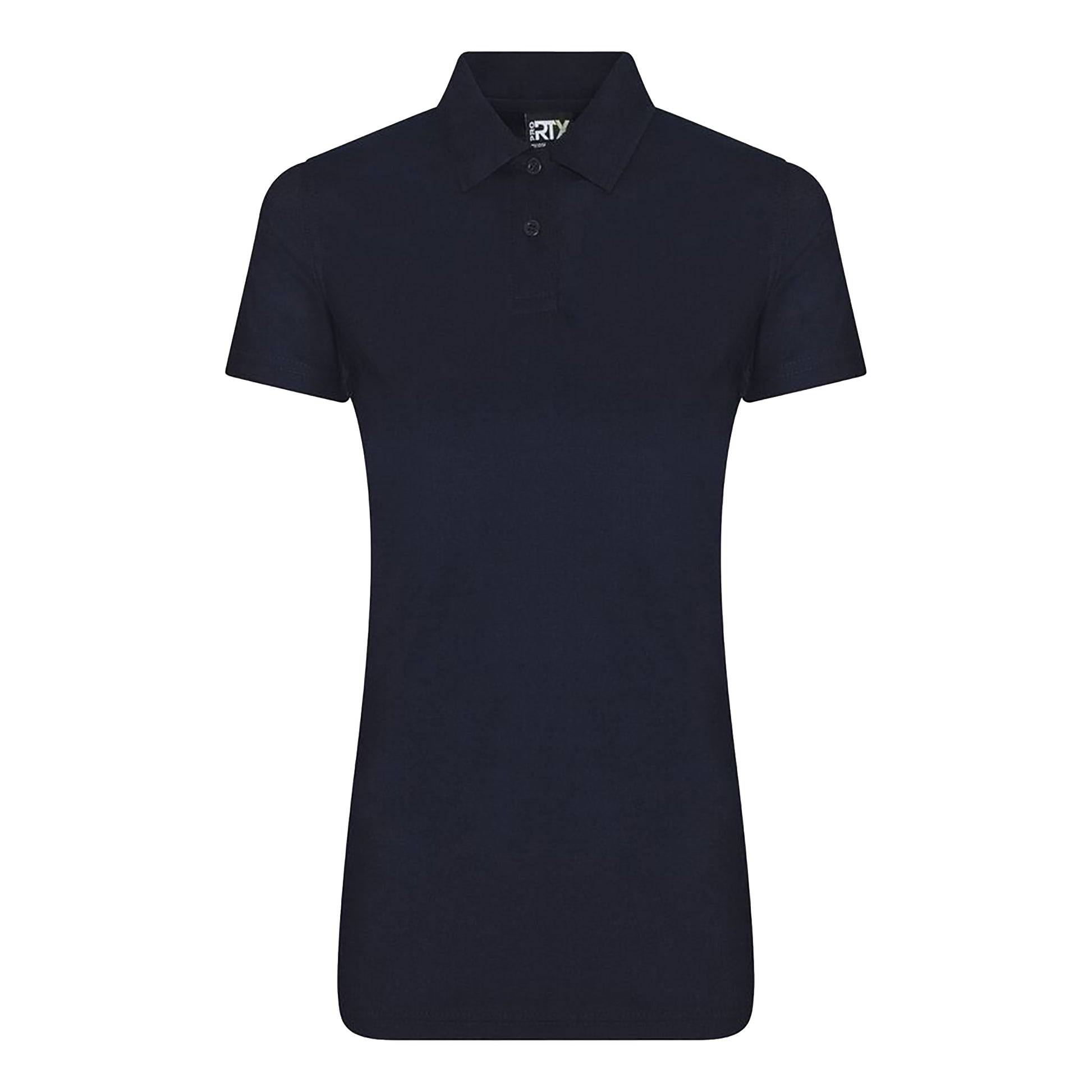 Navy - Front - PRO RTX Womens-Ladies Pro Polyester Polo Shirt