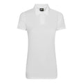 White - Front - PRO RTX Womens-Ladies Pro Polyester Polo Shirt