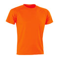 Flo Orange - Front - Spiro Mens Aircool T-Shirt