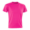 Flo Pink - Front - Spiro Mens Aircool T-Shirt