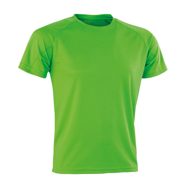 Lime Punch - Front - Spiro Mens Aircool T-Shirt