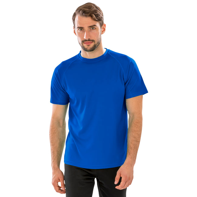 Royal - Back - Spiro Mens Aircool T-Shirt