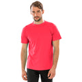 Super Pink - Back - Spiro Mens Aircool T-Shirt