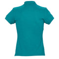 Duck Blue - Back - SOLS Womens-Ladies Passion Pique Short Sleeve Polo Shirt
