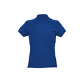 Royal Blue - Side - SOLS Womens-Ladies Passion Pique Short Sleeve Polo Shirt