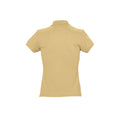 Sand - Side - SOLS Womens-Ladies Passion Pique Short Sleeve Polo Shirt