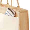Natural - Back - Westford Mill Pocket Jute Shopper