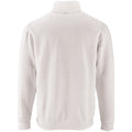 White - Back - SOLS Mens Stan Contrast Zip Neck Sweatshirt