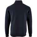 French Navy - Back - SOLS Mens Stan Contrast Zip Neck Sweatshirt