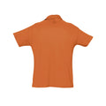 Orange - Side - SOLS Mens Summer II Pique Short Sleeve Polo Shirt