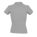 Grey Marl - Pack Shot - SOLS Womens-Ladies People Pique Short Sleeve Cotton Polo Shirt