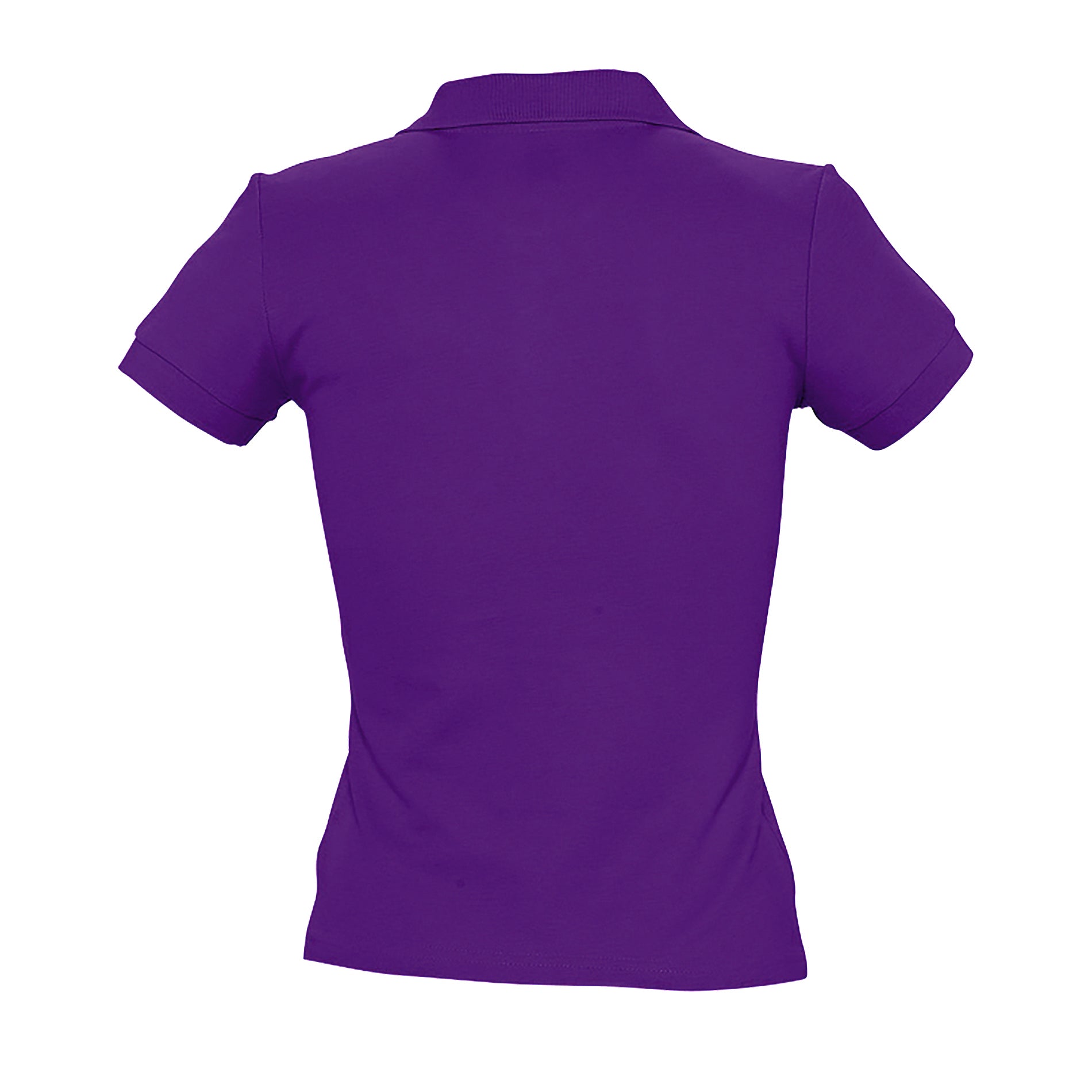 Dark Purple - Pack Shot - SOLS Womens-Ladies People Pique Short-Sleeved Polo Shirt