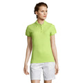Apple Green - Back - SOLS Womens-Ladies People Pique Short Sleeve Cotton Polo Shirt