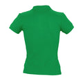 Kelly Green - Back - SOLS Womens-Ladies People Pique Short Sleeve Cotton Polo Shirt