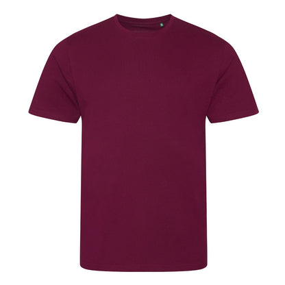 Burgundy - Front - Ecologie Mens Organic Cascades T-Shirt