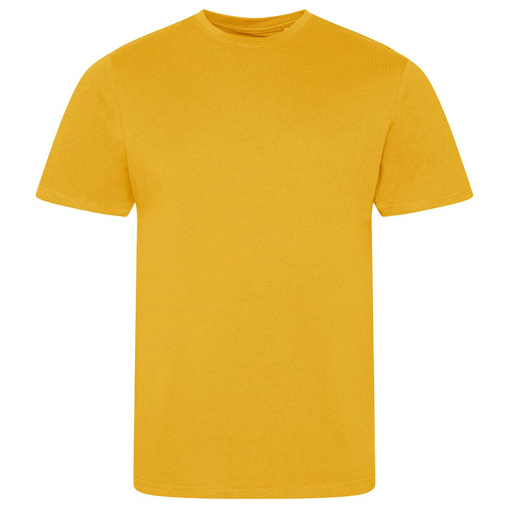 Mustard Yellow - Front - Ecologie Mens Organic Cascades T-Shirt