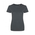 Charcoal - Front - Ecologie Womens-Ladies Organic Cascades T-Shirt