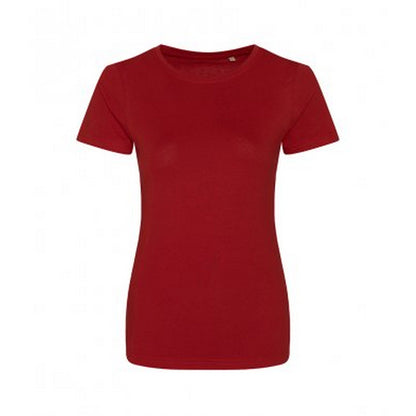 Fire Red - Front - Ecologie Womens-Ladies Organic Cascades T-Shirt